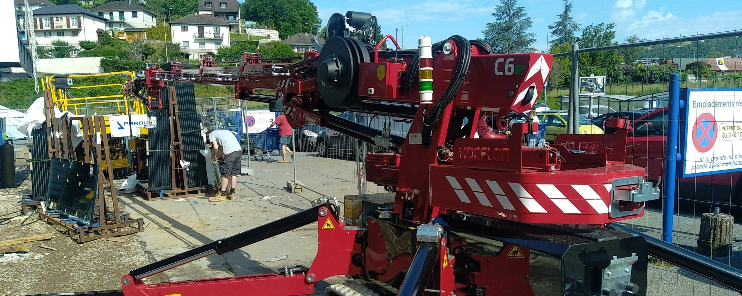 Manutention & levage sur chantier extérieur à Tulle par Lematech-Assistance