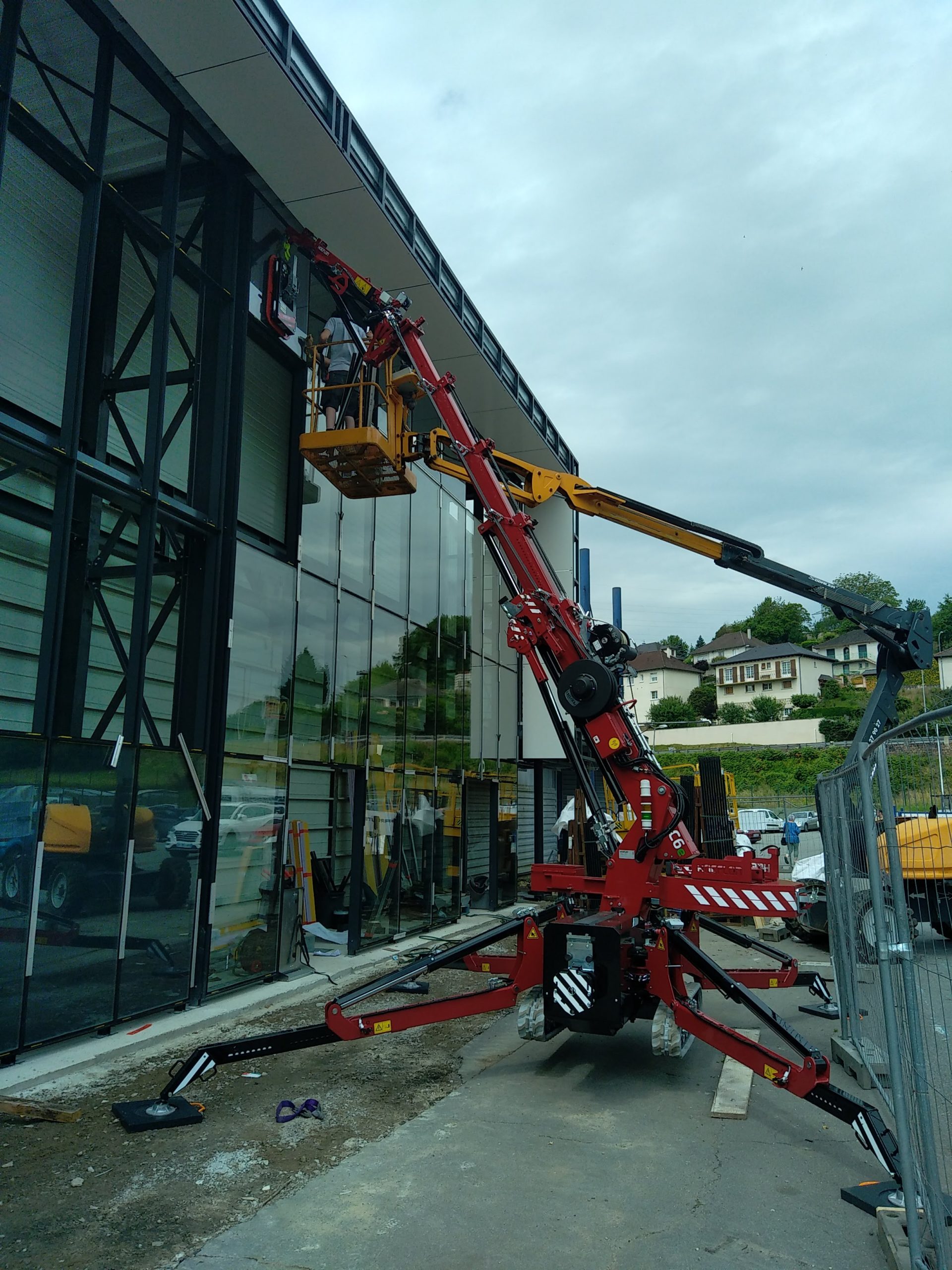 Manutention & levage sur chantier extérieur à Tulle par Lematech-Assistance