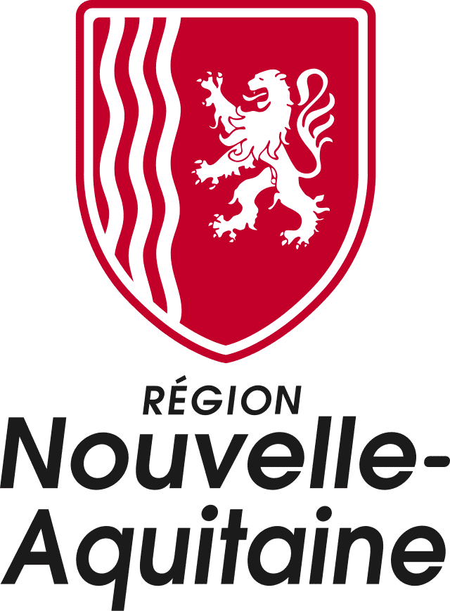 Logo région Nouvelle Aquitaine vertical